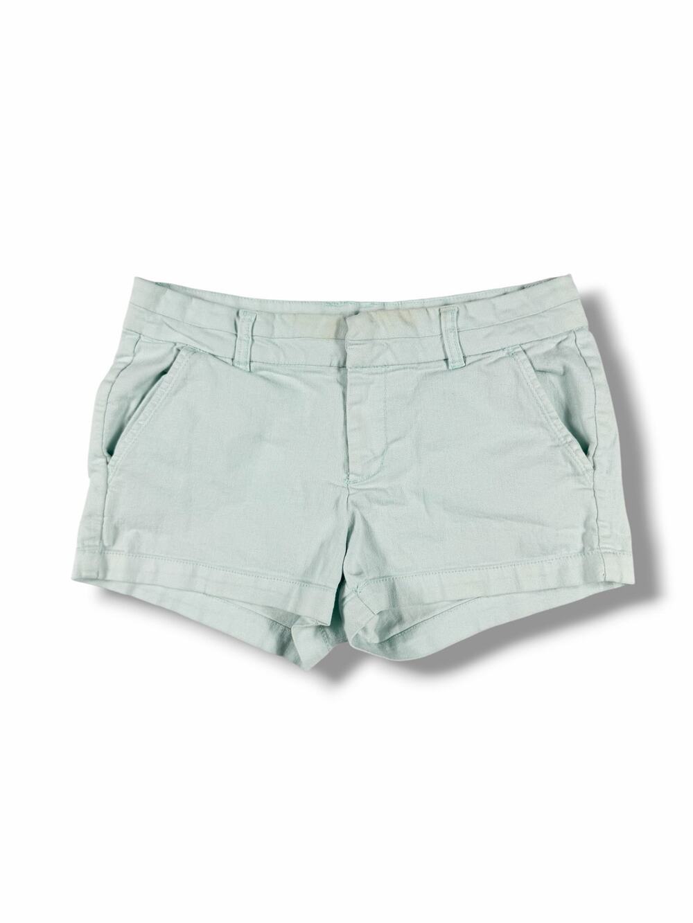 Harper Chino Shorts Mint Green Low Mid Rise Casual Preppy Size 27